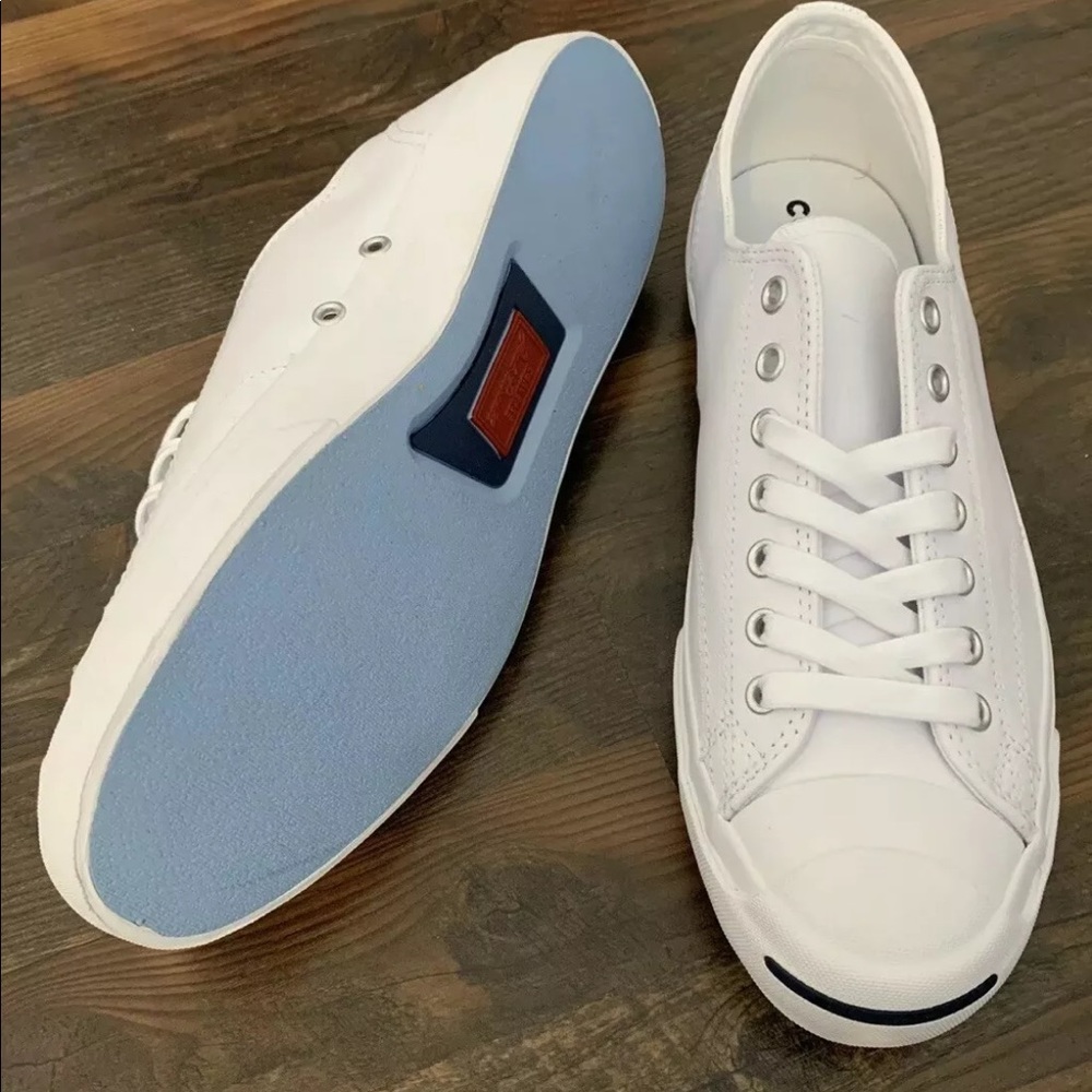 Converse Mens Jack Purcell Ox Leather Shoes
